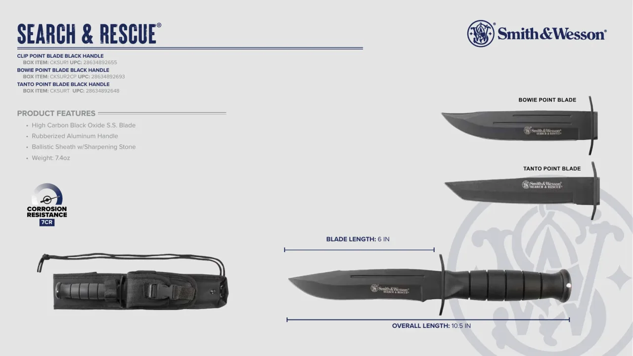 Página 108 de Smith & Wesson · Cuchillería 2024