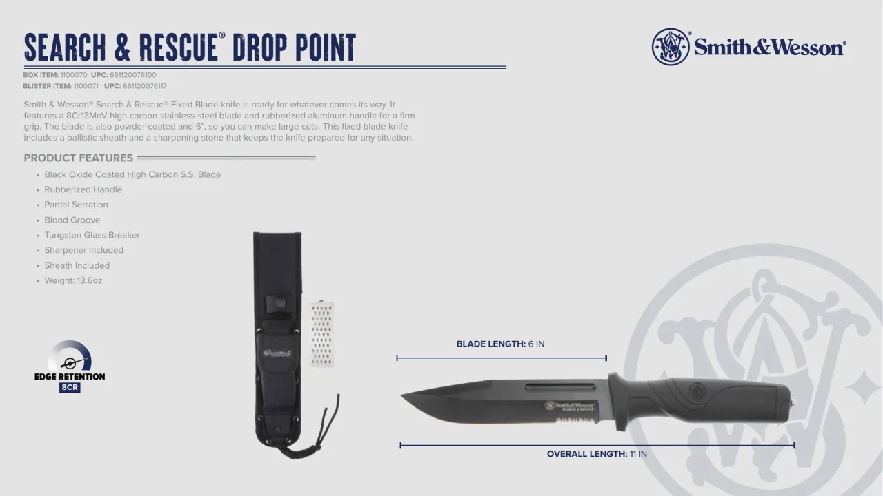 Página 109 de Smith & Wesson · Cuchillería 2024