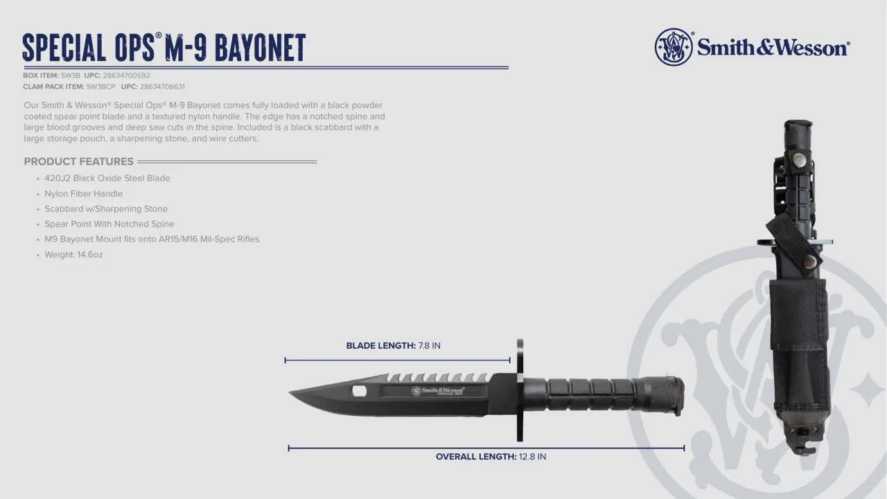 Página 110 de Smith & Wesson · Cuchillería 2024