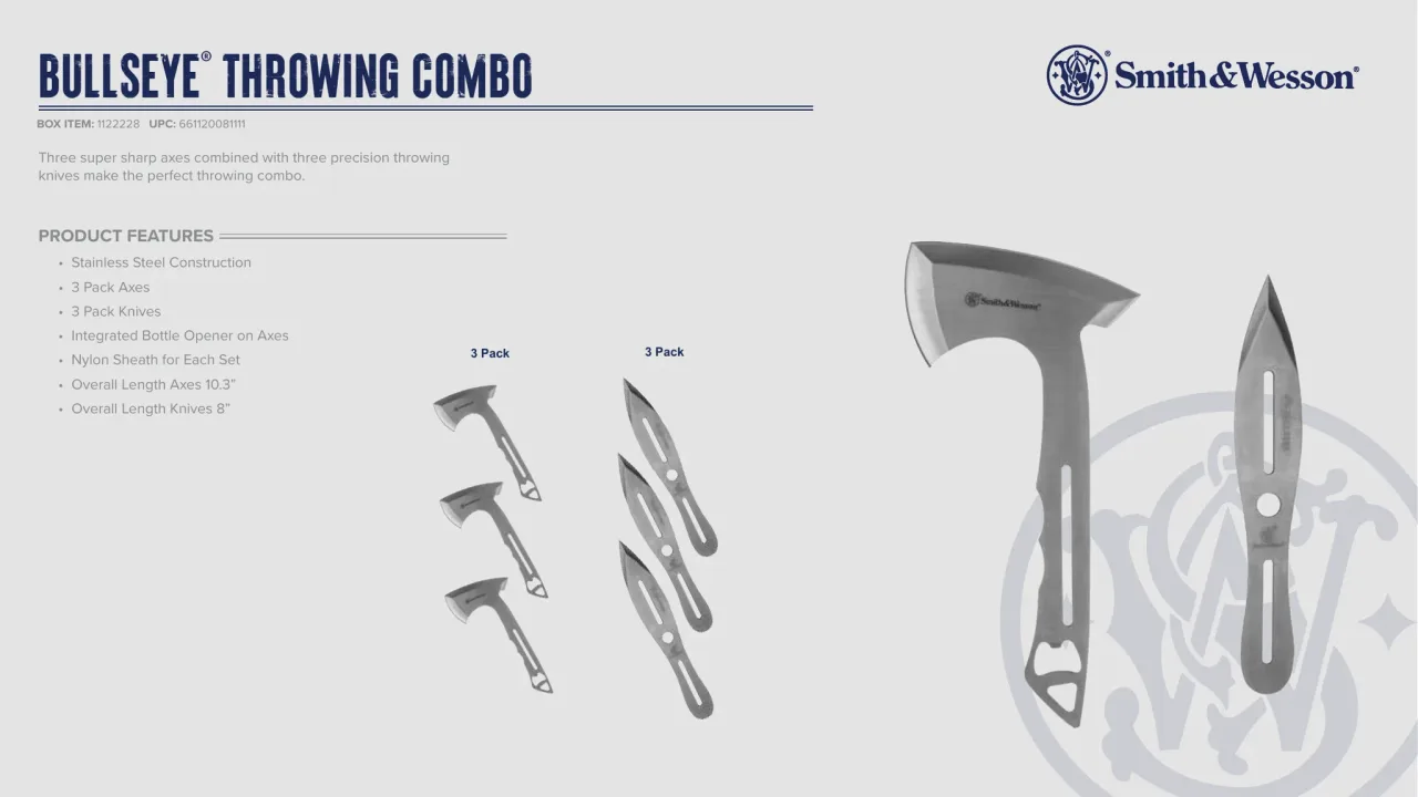 Página 124 de Smith & Wesson · Cuchillería 2024