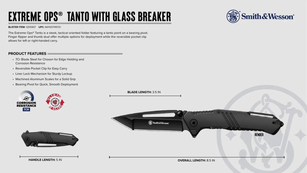Página 14 de Smith & Wesson · Cuchillería 2024