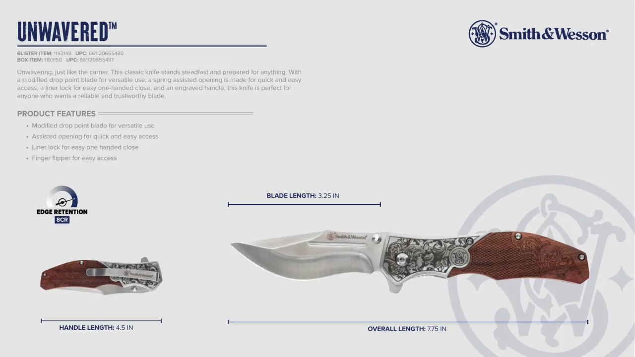 Página 24 de Smith & Wesson · Cuchillería 2024