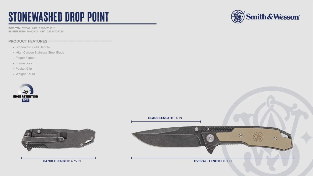 Página 31 de Smith & Wesson · Cuchillería 2024