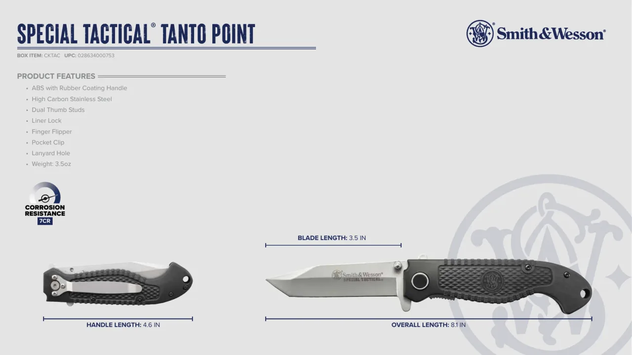 Página 32 de Smith & Wesson · Cuchillería 2024