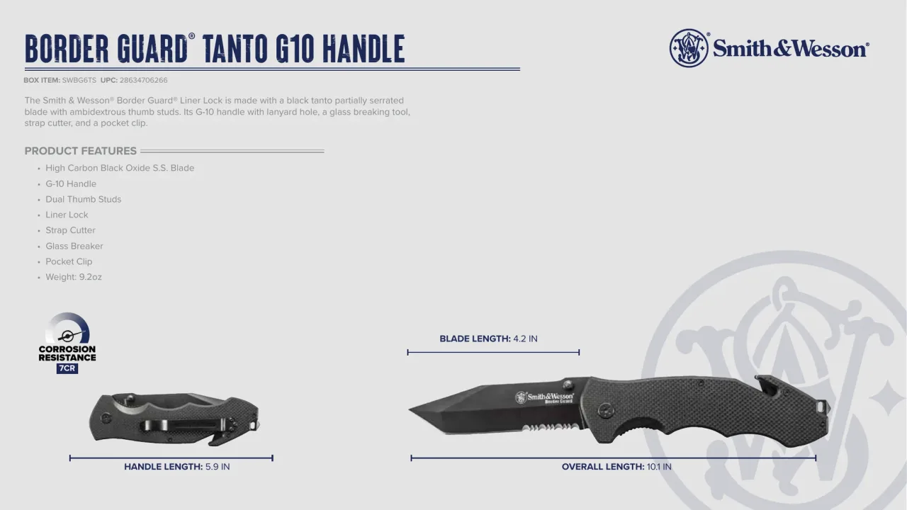 Página 36 de Smith & Wesson · Cuchillería 2024