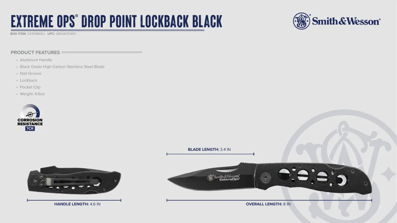 Página 38 de Smith & Wesson · Cuchillería 2024