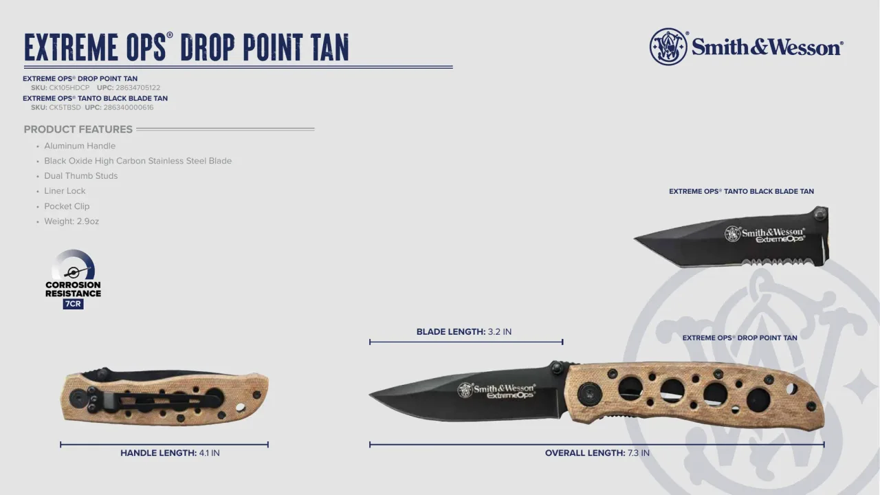 Página 39 de Smith & Wesson · Cuchillería 2024