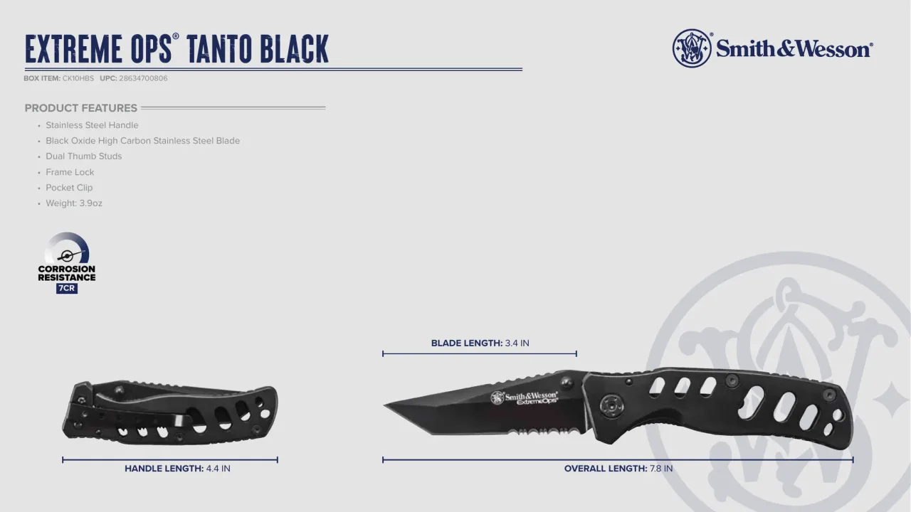 Página 45 de Smith & Wesson · Cuchillería 2024