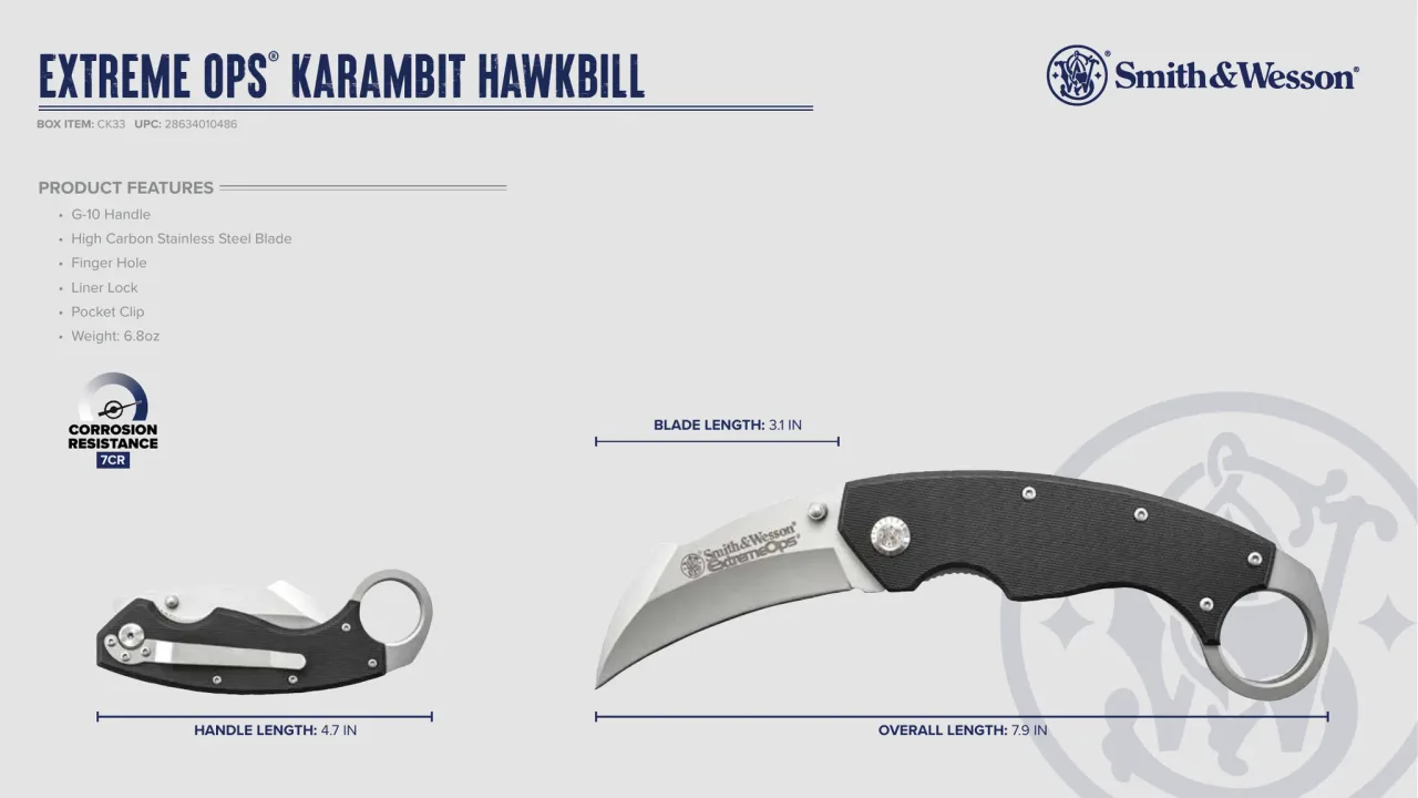 Página 51 de Smith & Wesson · Cuchillería 2024