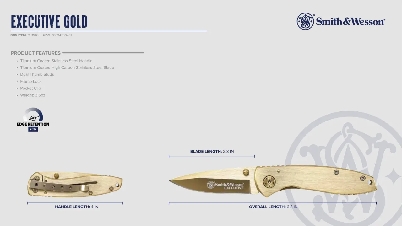 Página 54 de Smith & Wesson · Cuchillería 2024
