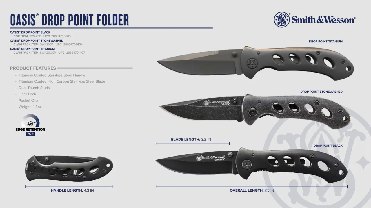 Página 55 de Smith & Wesson · Cuchillería 2024