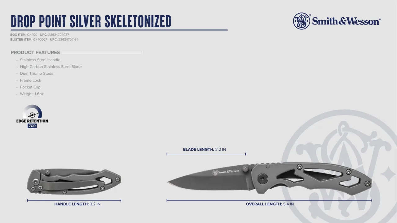 Página 61 de Smith & Wesson · Cuchillería 2024