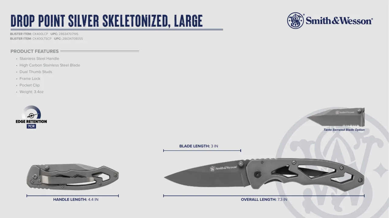 Página 62 de Smith & Wesson · Cuchillería 2024