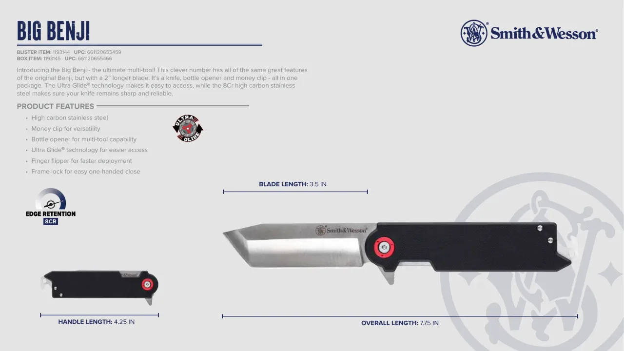 Página 64 de Smith & Wesson · Cuchillería 2024