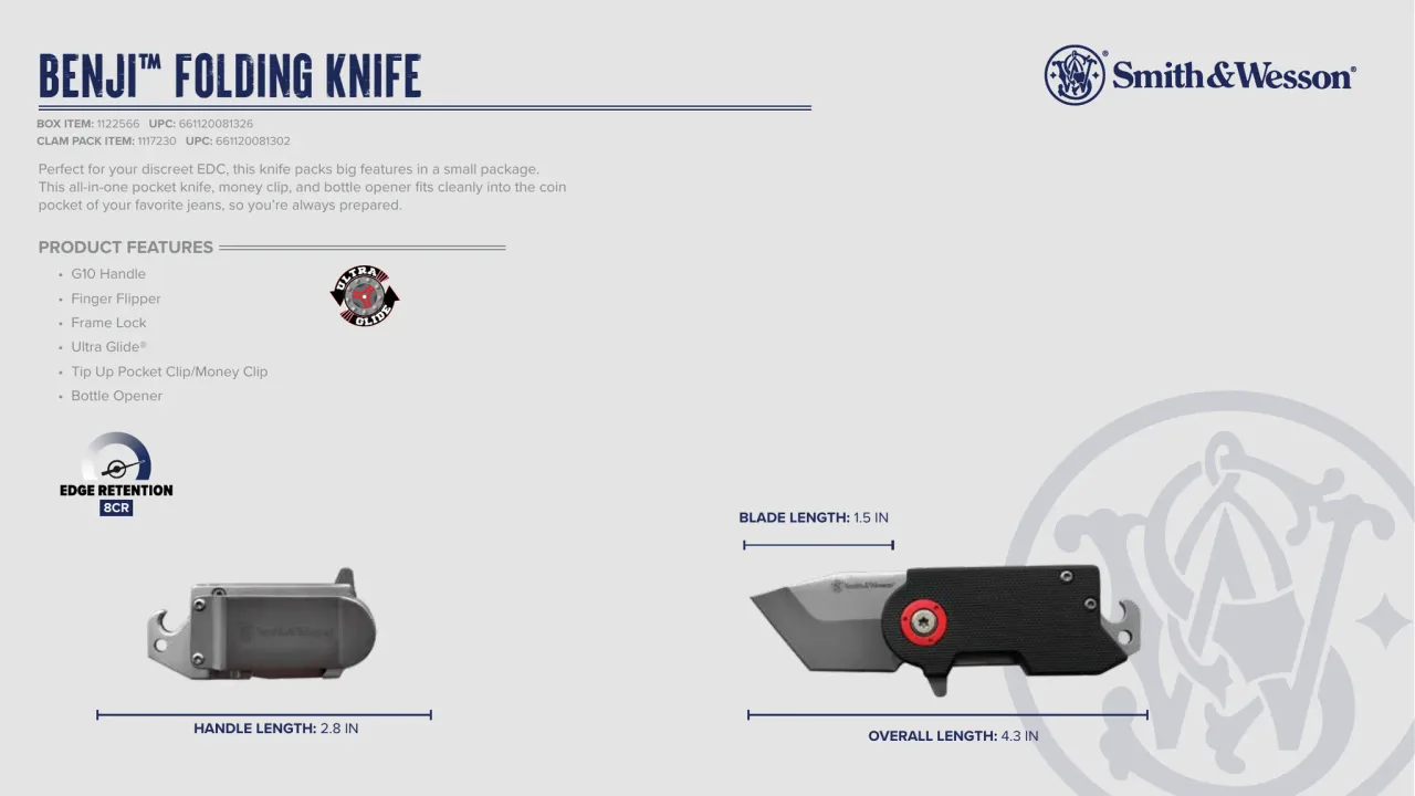 Página 65 de Smith & Wesson · Cuchillería 2024