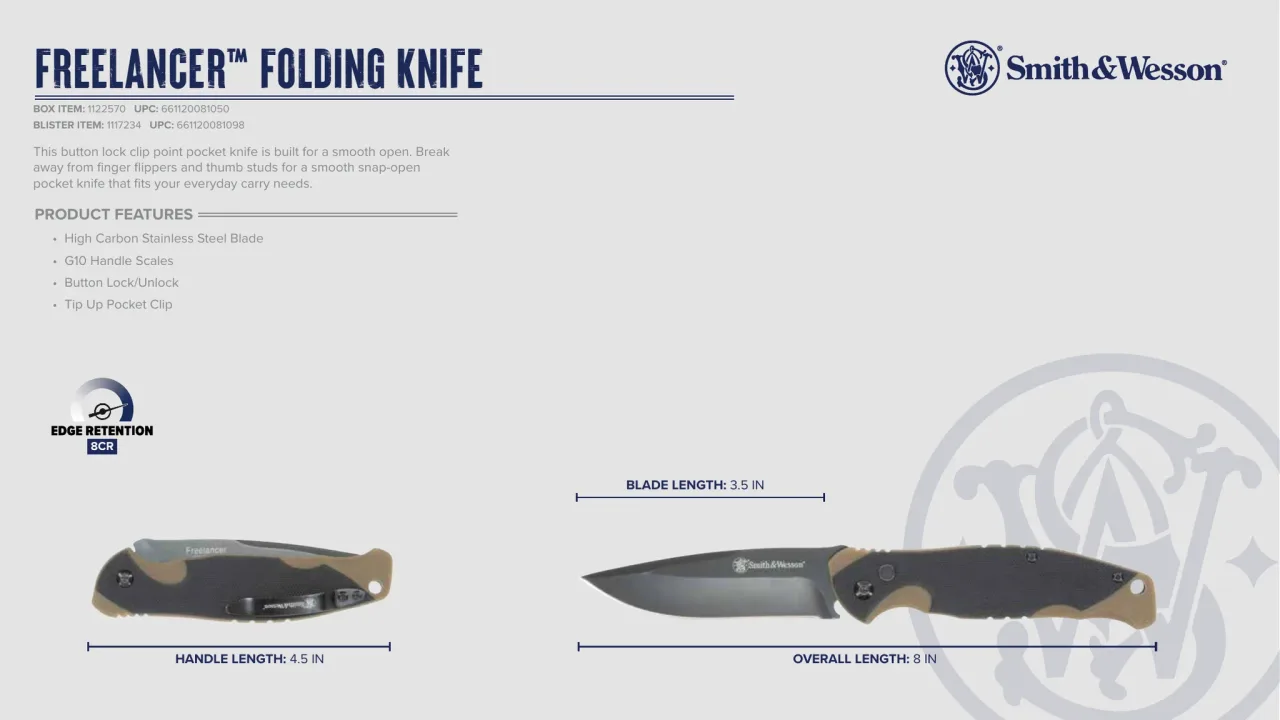 Página 69 de Smith & Wesson · Cuchillería 2024