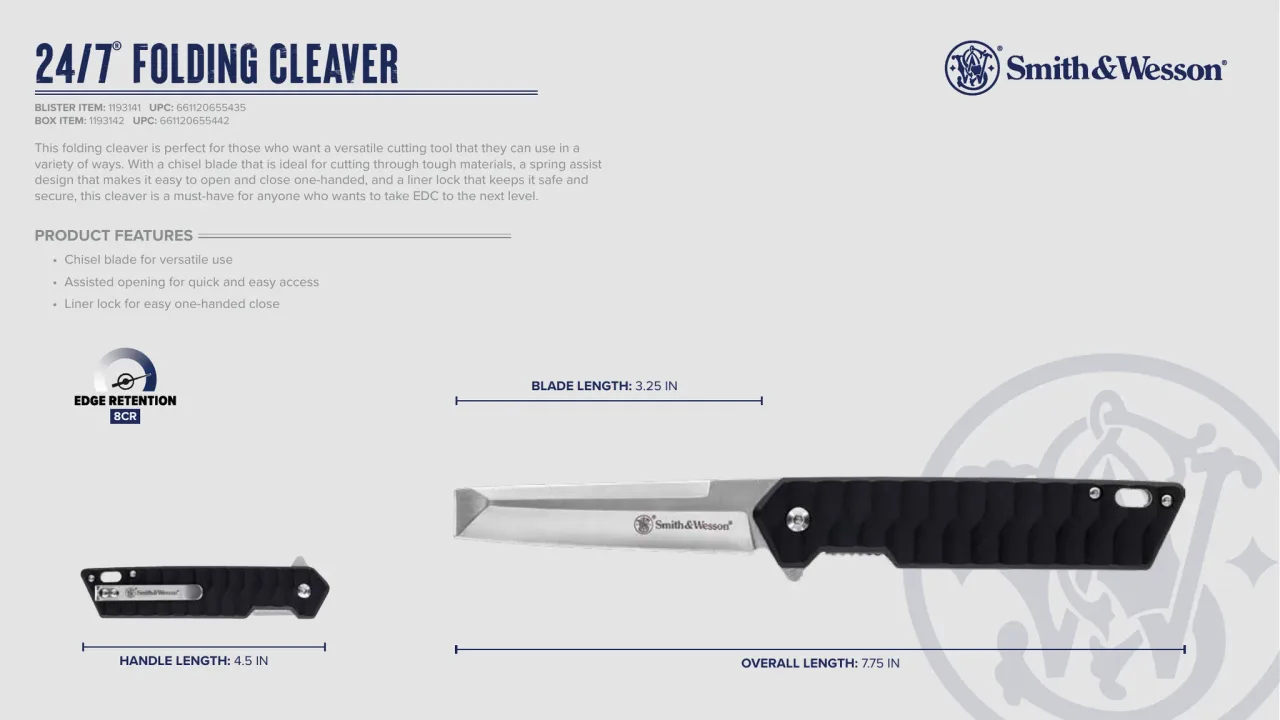 Página 75 de Smith & Wesson · Cuchillería 2024