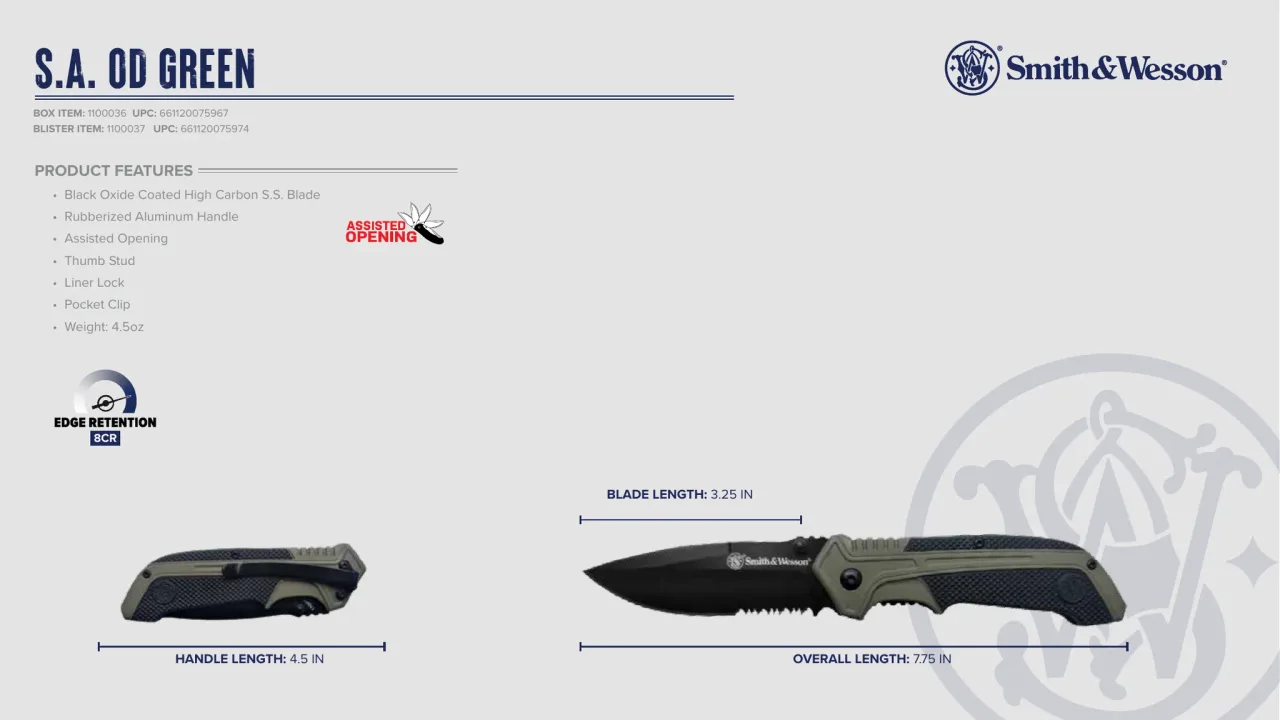 Página 80 de Smith & Wesson · Cuchillería 2024