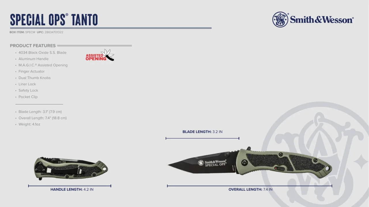 Página 83 de Smith & Wesson · Cuchillería 2024