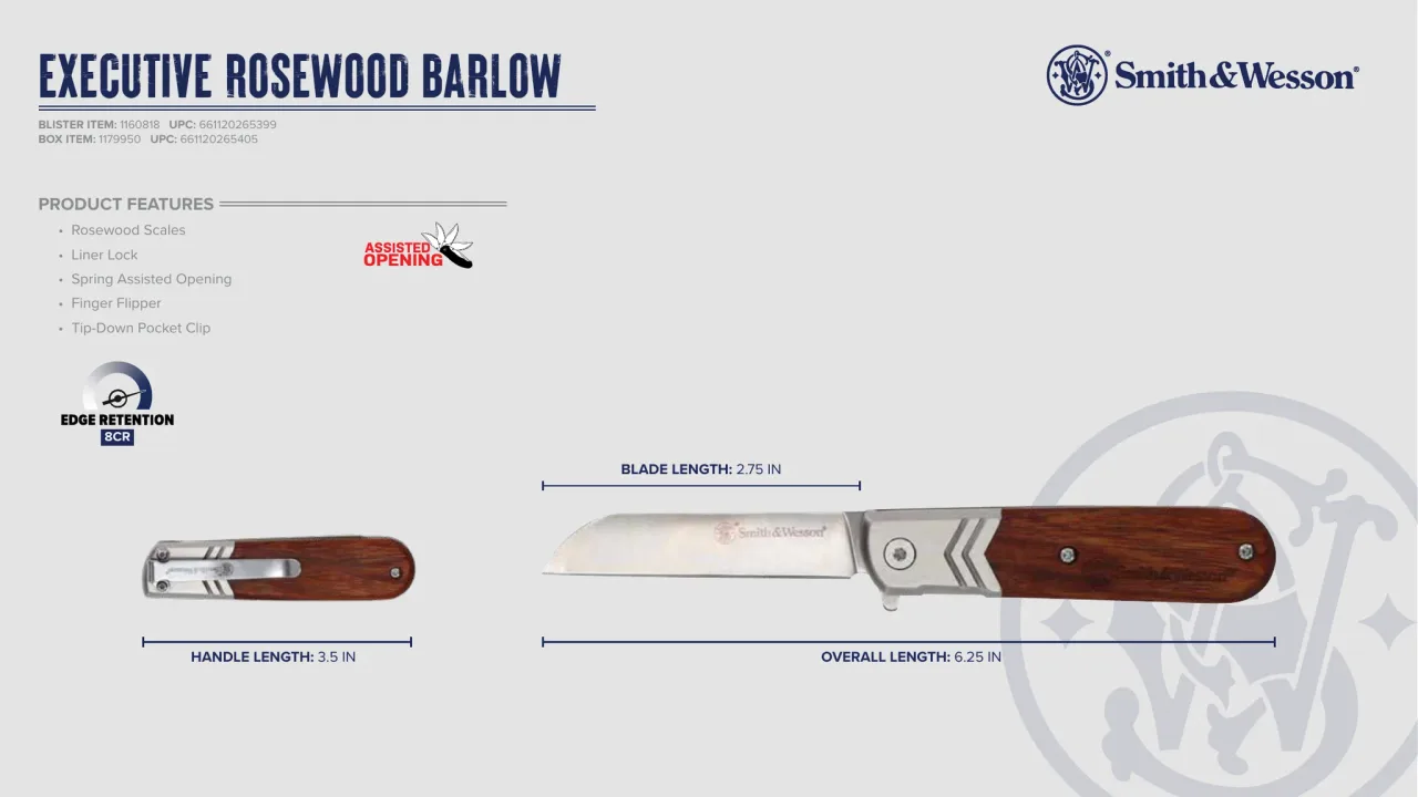 Página 85 de Smith & Wesson · Cuchillería 2024