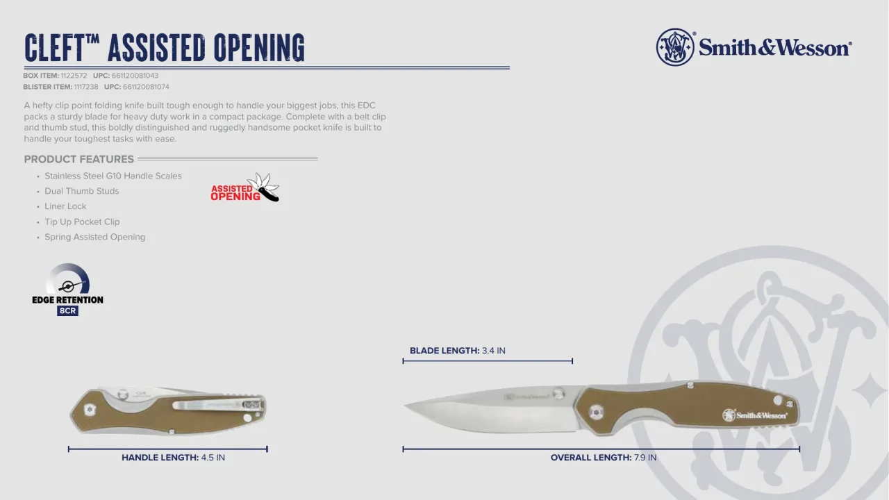 Página 87 de Smith & Wesson · Cuchillería 2024
