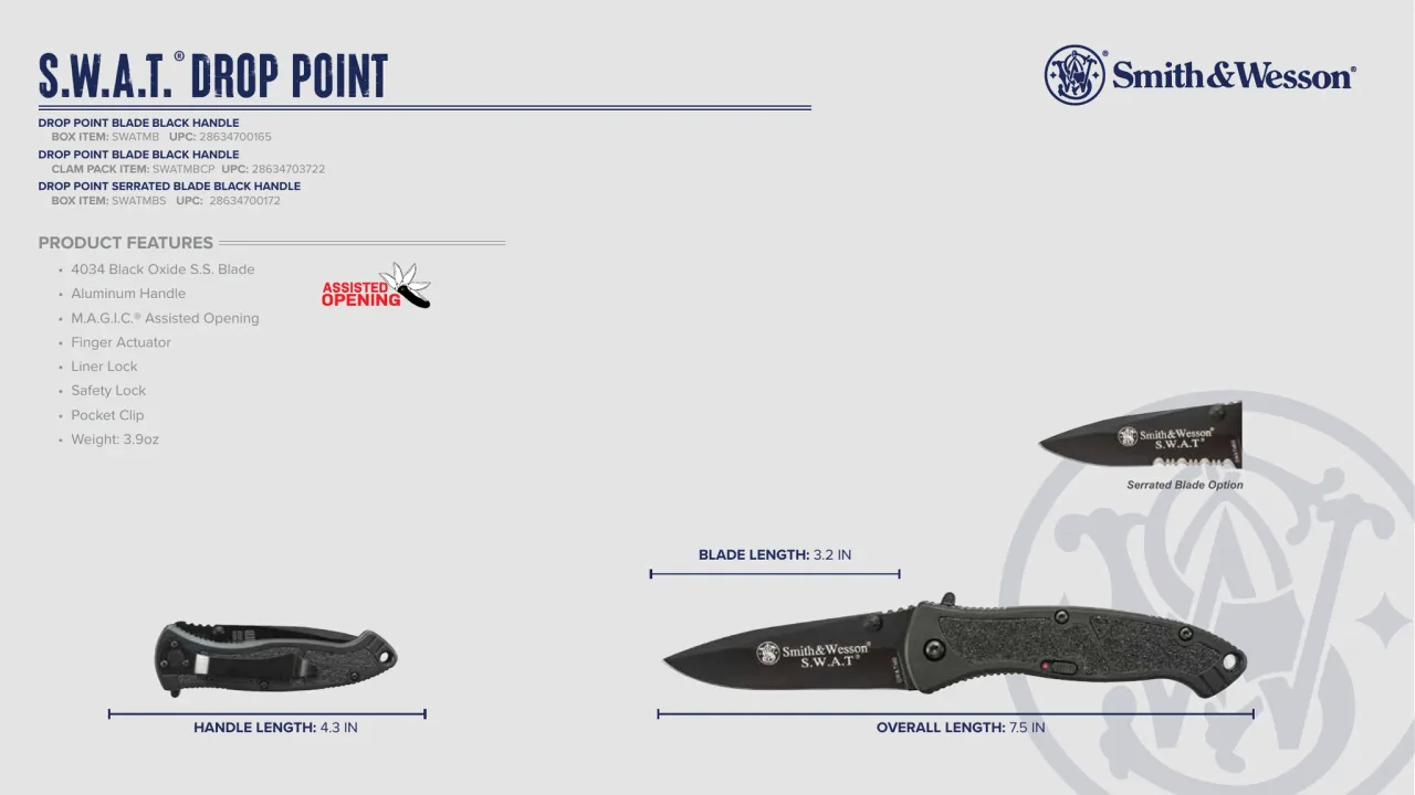 Página 94 de Smith & Wesson · Cuchillería 2024