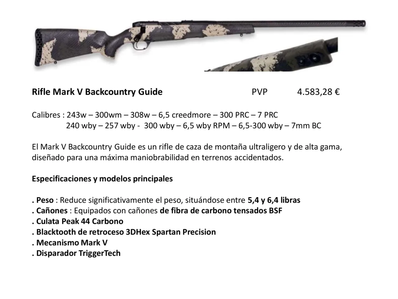 Página 14 de Weatherby 2026