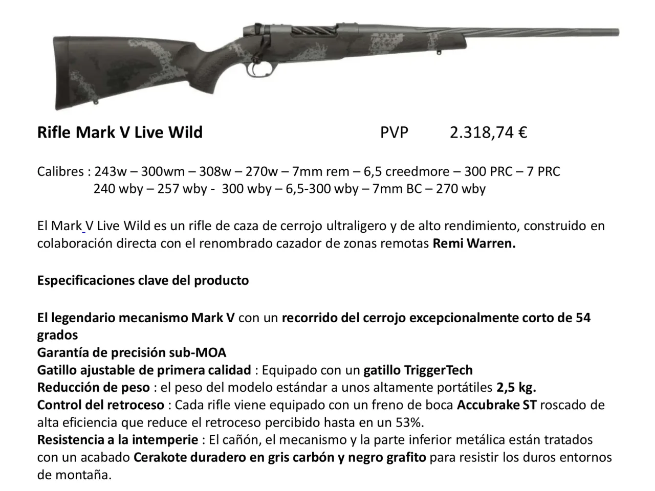 Página 19 de Weatherby 2026