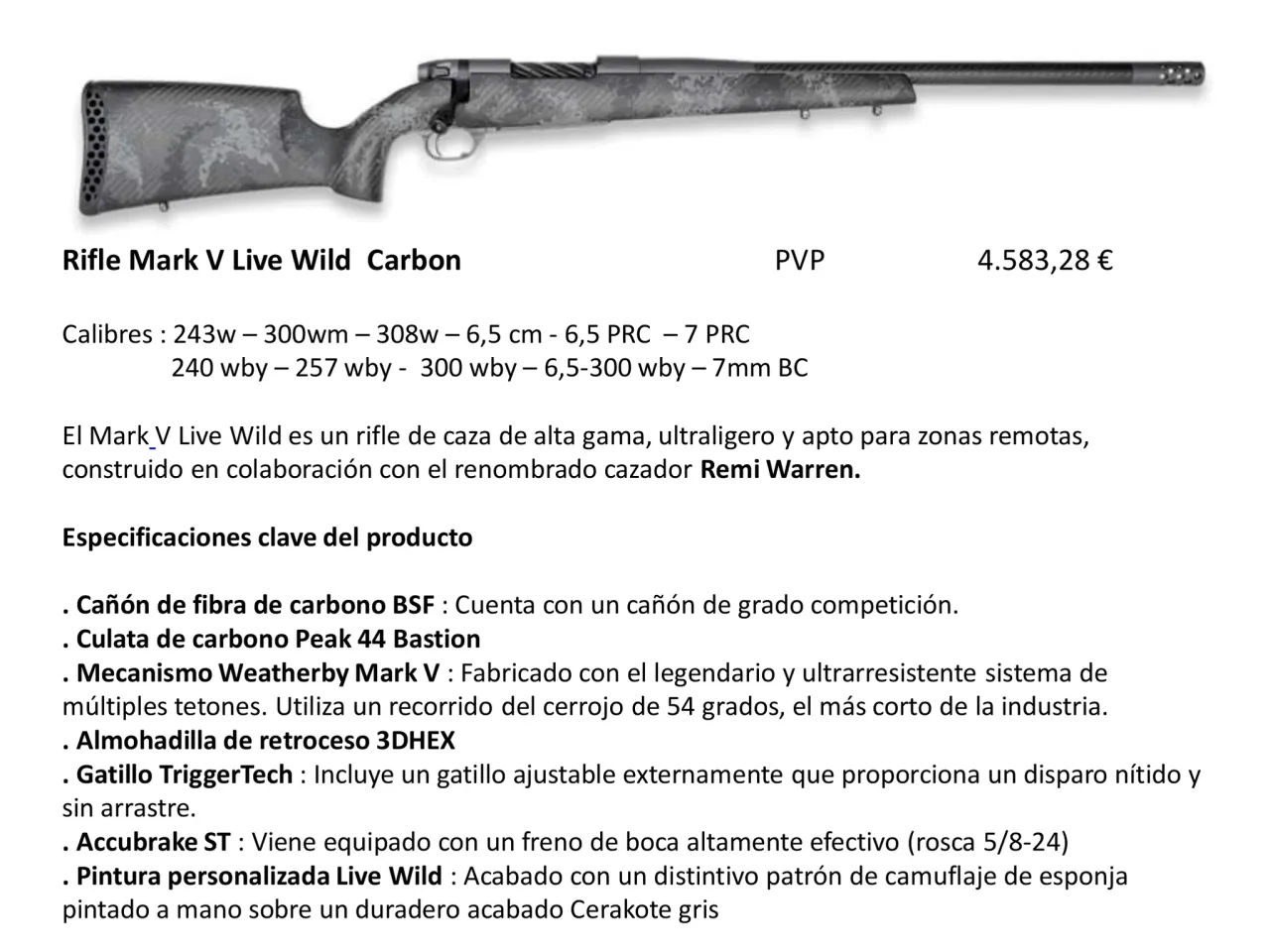 Página 21 de Weatherby 2026