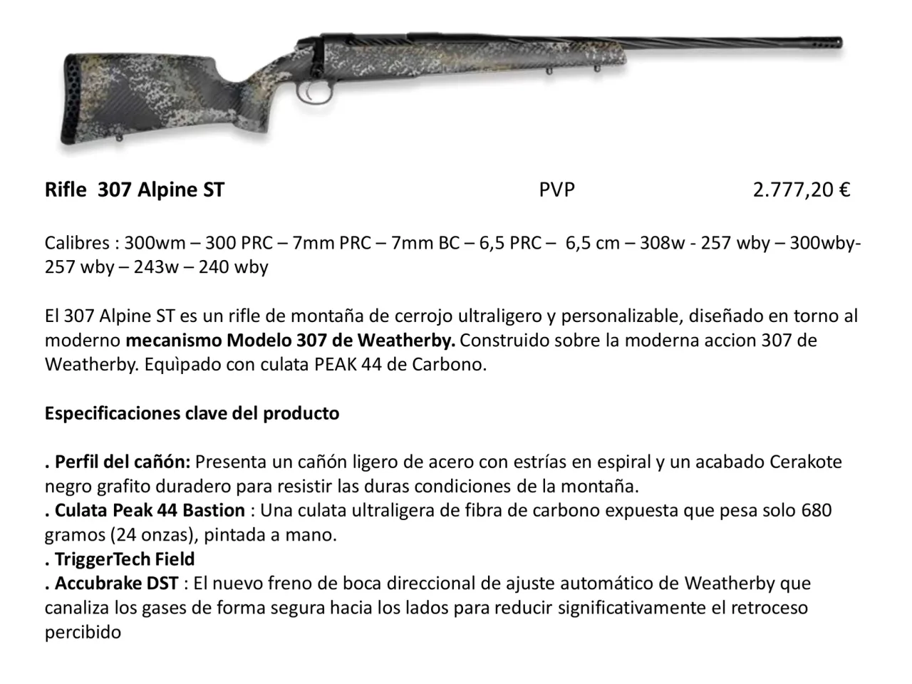 Página 44 de Weatherby 2026