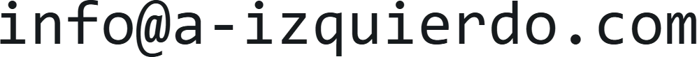 Correo de contacto: info arroba a-izquierdo punto com